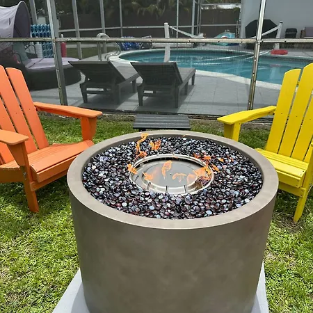 Spacious 5Room 3Ba With Fire Pit, Arcade, Games, Pool, Tvs-2